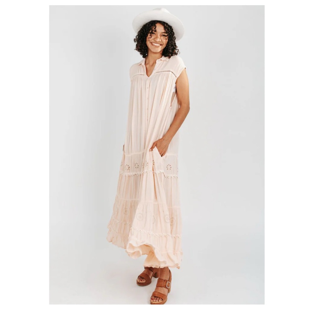 NWT Free People Pretty Cozy Maxi Dress
